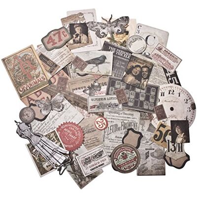 Tim Holtz Idea-ology Idea-Ology Ephemera Pack 54/Pkg Tim Holtz Idea-ology Idea-Ology Ephemera Pack 54/Pkg