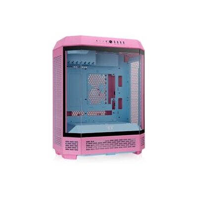 Thermaltake The Tower 600 Mid Tower Chassis Hidden Connector Bubble Pink Thermaltake The Tower 600 Mid Tower Chassis Hidden Connector Bubble Pink