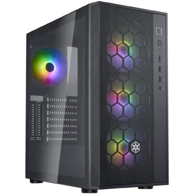 Silverstone SST-FAR1B-PRO-V2 FARA Stylish and Distinctive Mid-Tower ATX Case made of Tempered Glass, Equipped with Four 120 mm ARGB Fans and ARGB Controller Silverstone SST-FAR1B-PRO-V2 FARA Stylish and Distinctive Mid-Tower ATX Case made of Tempered Glass, Equipped with Four 120 mm ARGB Fans and ARGB Controller