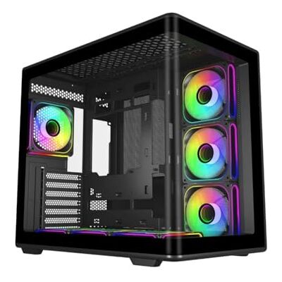 Cooler Master Elite 600 svart 7 x ARGB (versione har 7 ventole + nav) fodral per PC Mid Tower Cooler Master Elite 600 svart 7 x ARGB (versione har 7 ventole + nav) fodral per PC Mid Tower