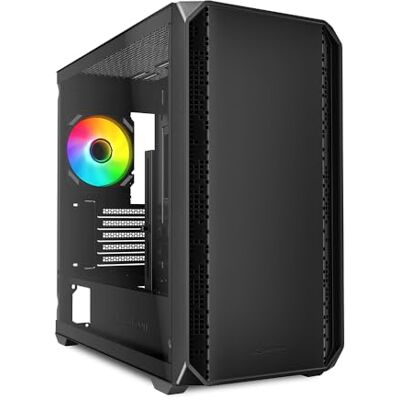 Sharkoon MK2 RGB svart, mATX PC-hölje Sharkoon MK2 RGB svart, mATX PC-hölje