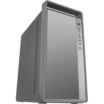 Tacens FORTIS II, Mini Tower PC MicroATX, Full Mesh Front för Hög Luftflöde, 1x Tyst 120mm FDB Bakfläkt, Kompakt Chassi i Ultratåligt SPCC Stål, Integrerat Bärhandtag, Svart Tacens FORTIS II, Mini Tower PC MicroATX, Full Mesh Front för Hög Luftflöde, 1x Tyst 120mm FDB Bakfläkt, Kompakt Chassi i Ultratåligt SPCC Stål, Integrerat Bärhandtag, Svart