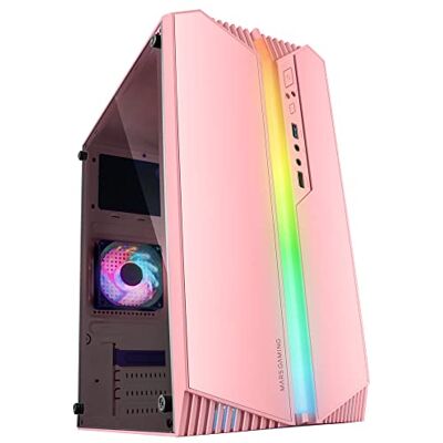 Mars Gaming MC-S1, ultrakompakt Micro-ATX PC-fodral, ARGB frontbelysning 12 lägen, FRGB-fläkt, spelfodral för helsidofönster, stöder vätskekylare upp till 120 mm, rosa Mars Gaming MC-S1, ultrakompakt Micro-ATX PC-fodral, ARGB frontbelysning 12 lägen, FRGB-fläkt, spelfodral för helsidofönster, stöder vätskekylare upp till 120 mm, rosa