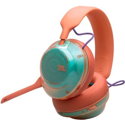 JBL Quantum 520, Trådlöst Multiplatform Gamingheadset, Korall Bluetooth 5.4, 37 Timmars Speltid, Avtagbar Mikrofon, Quantum Spatial Sound, QuantumENGINE JBL Quantum 520, Trådlöst Multiplatform Gamingheadset, Korall Bluetooth 5.4, 37 Timmars Speltid, Avtagbar Mikrofon, Quantum Spatial Sound, QuantumENGINE