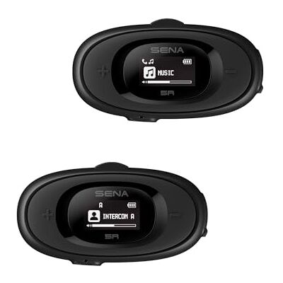 Sena 5R Tvåvägs HD Motorcykel Bluetooth Intercom Headset, Dual Pack Sena 5R Tvåvägs HD Motorcykel Bluetooth Intercom Headset, Dual Pack