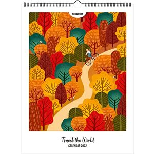 PICKMOTION Travel the World Kalender 2022 med utvalda Instagram-motiv kreativ dekoration, planerare, gåva, Instagram-fotograf, väggdekoration, vardagsrum PICKMOTION Travel the World Kalender 2022 med utvalda Instagram-motiv kreativ dekoration, planerare, gåva, Instagram-fotograf, väggdekoration, vardagsrum