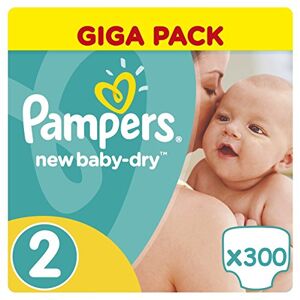 New Baby Dry Pampers Mini  "2" 3-6 kg blöjor 300 (3 x 100) förpackning 1 månad