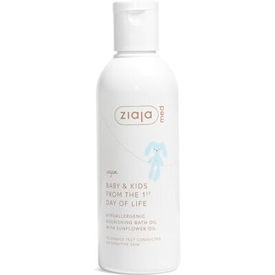 Ziaja BABY & KIDS Hypoallergenisk, näringsrik badolja, parfymfri, nyfödd 90% naturliga ingredienser, rengör och återfuktar utan skum från MED Ziaja BABY & KIDS Hypoallergenisk, näringsrik badolja, parfymfri, nyfödd 90% naturliga ingredienser, rengör och återfuktar utan skum från MED