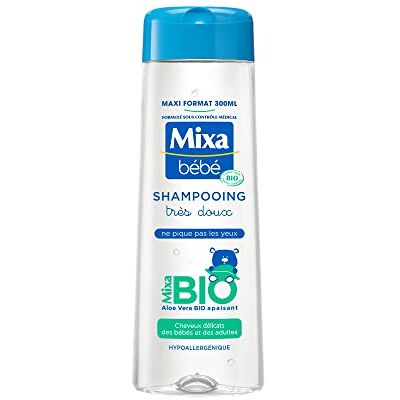 Mixa Baby mycket mjukt ekologiskt schampo 300 ml – vit Mixa Baby mycket mjukt ekologiskt schampo 300 ml – vit