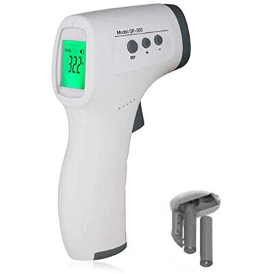 MedPlus GP300 termoscanner med batterier ingår infraröd kontakt termometer för nyfödda, äldre barn, vuxna, 120 g, vit MedPlus GP300 termoscanner med batterier ingår infraröd kontakt termometer för nyfödda, äldre barn, vuxna, 120 g, vit