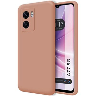 Tumundosmartphone Ultra mjukt flytande silikonfodral för OPPO A77 5G Rosa Tumundosmartphone Ultra mjukt flytande silikonfodral för OPPO A77 5G Rosa