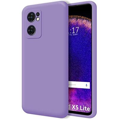 TUMUNDOSMARTPHONE Oppo Find X5 Lite 5G Flytande silikon Lila - Mobilskal TUMUNDOSMARTPHONE Oppo Find X5 Lite 5G Flytande silikon Lila - Mobilskal