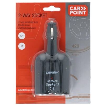 Carpoint 0523410 Zweifachsteckdose Carpoint 0523410 Zweifachsteckdose