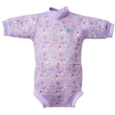Splash About Happy Nappy-baddräkt, lila vår, 3–8 månader Splash About Happy Nappy-baddräkt, lila vår, 3–8 månader