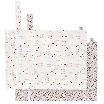Lassig Casual våtväska återanvändbar för barn baby 2 stycken/våt väska tiny bonde blommor/gås Lassig Casual våtväska återanvändbar för barn baby 2 stycken/våt väska tiny bonde blommor/gås