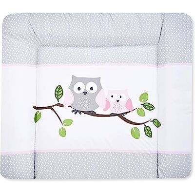 Julius Zöllner ® skötmatta Softy 75 x 75 cm – mjukt skötunderlägg – babyskötbordsunderlägg – folie, vattentät och avtorkbar – Tillverkad i Tyskland – OEKO-TEX standard 100 – ugglor rosa Julius Zöllner ® skötmatta Softy 75 x 75 cm – mjukt skötunderlägg – babyskötbordsunderlägg – folie, vattentät och avtorkbar – Tillverkad i Tyskland – OEKO-TEX standard 100 – ugglor rosa