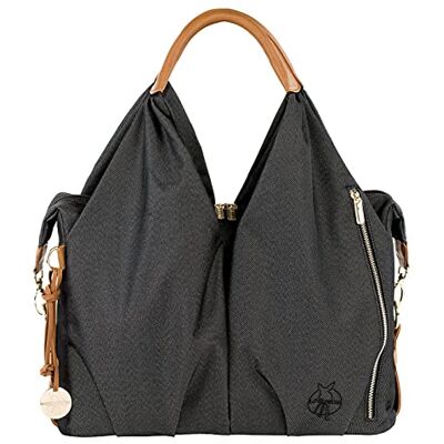 Lassig LÄSSIG Baby skötväska hållbar inklusive sköttillbehör hållbart producerad/Green Label Neckline Bag, jeanssvart Lassig LÄSSIG Baby skötväska hållbar inklusive sköttillbehör hållbart producerad/Green Label Neckline Bag, jeanssvart