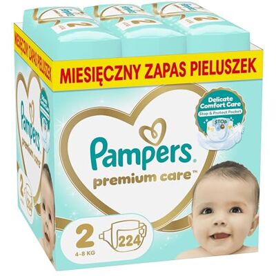 Pampers (gammal version), 2 blöjor (mini) – 224 st Pampers (gammal version), 2 blöjor (mini) – 224 st