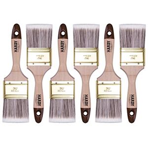 HARDY WORKING TOOLS - Målarepenselsätt med 6 Penslar - 60mm Bredd - Serie 45 HARDY WORKING TOOLS - Målarepenselsätt med 6 Penslar - 60mm Bredd - Serie 45