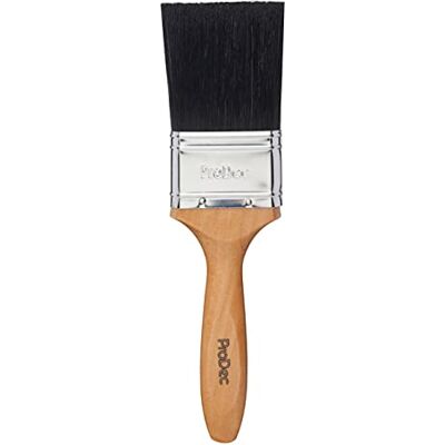 ProDec 2,5 tums Craftsman Trade Professional Mixed Bristle Paint Brush för en jämn finish vid målning med emulsions-, glans- och satinfärger på väggar, tak, trä och metall, 2,5" 63mm ProDec 2,5 tums Craftsman Trade Professional Mixed Bristle Paint Brush för en jämn finish vid målning med emulsions-, glans- och satinfärger på väggar, tak, trä och metall, 2,5" 63mm