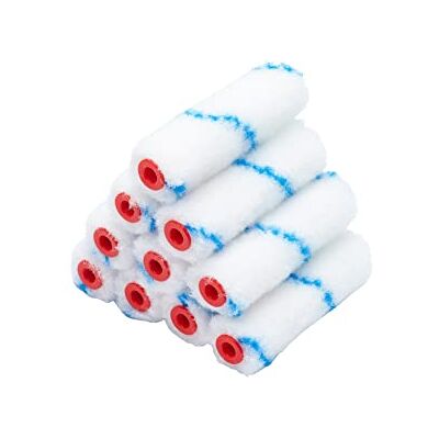 ProDec Advance 10-pack 4 tums lösningsmedelsbeständiga minirullar för målning med emulsions-, golv- och tvåkomponentsfärger, glans, satin, primer, grundfärg på golv, väggar, tak, trä och metall, 4 ProDec Advance 10-pack 4 tums lösningsmedelsbeständiga minirullar för målning med emulsions-, golv- och tvåkomponentsfärger, glans, satin, primer, grundfärg på golv, väggar, tak, trä och metall, 4