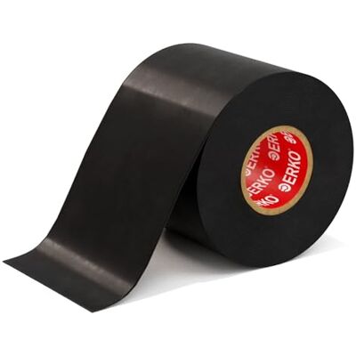 ERKO Isoleringstejp, svart, bred, 50 mm x 33 m – starkt självhäftande elektriskt isoleringsband för hushåll, verkstad och industri Hög vidhäftningsförmåga, flexibel PVC, perfekt för gör-det-självare, elektriker och hantverkare ERKO Isoleringstejp, svart, bred, 50 mm x 33 m – starkt självhäftande elektriskt isoleringsband för hushåll, verkstad och industri Hög vidhäftningsförmåga, flexibel PVC, perfekt för gör-det-självare, elektriker och hantverkare