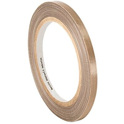 3M TapeCase 5151 PTFE-glasväv, 0,3 cm x 0,3 m, ljusbrun, konverterad från 3 m, -100 till 500 grader celsius temperatur, 0,0053 tum tjock 3M TapeCase 5151 PTFE-glasväv, 0,3 cm x 0,3 m, ljusbrun, konverterad från 3 m, -100 till 500 grader celsius temperatur, 0,0053 tum tjock