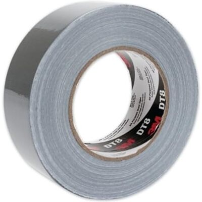 3M Universaltejp DT8, silver, 48 mm x 55 m, 0,2 mm, individuellt förpackad 3M Universaltejp DT8, silver, 48 mm x 55 m, 0,2 mm, individuellt förpackad