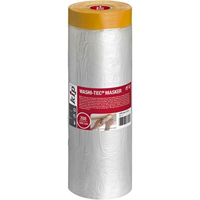 Kip Tape 288-13 Washi-Tec-Masker – skyddsfolie med lim av Washi-papper för att stryka och måla – 1 400 mm x 33 m Kip Tape 288-13 Washi-Tec-Masker – skyddsfolie med lim av Washi-papper för att stryka och måla – 1 400 mm x 33 m
