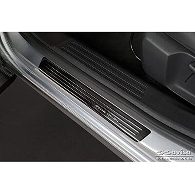 Avisa Svart dörrskydd i rostfritt stål kompatibla med Citroën C4 III 2020 "Special Edition" 4 delar Avisa Svart dörrskydd i rostfritt stål kompatibla med Citroën C4 III 2020 "Special Edition" 4 delar