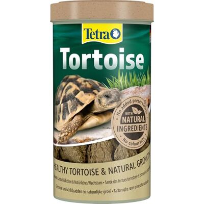 Tetra Tortoise – huvudfoder för alla landsköldpaddor för art-lämplig näring, 500 ml burk Tetra Tortoise – huvudfoder för alla landsköldpaddor för art-lämplig näring, 500 ml burk