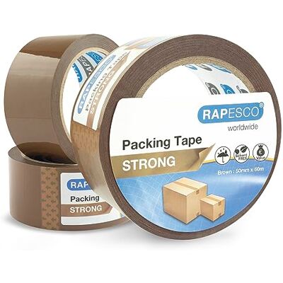 Rapesco - 1750 - Brun - 50mm x 60m - Packband Rapesco - 1750 - Brun - 50mm x 60m - Packband