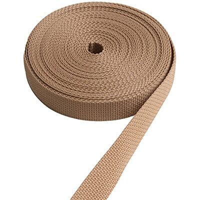 IPEA Midjebälte för rullgardiner i Polypropylen Super Resistent – 7,5 meter längd – Tillverkad i Italien – Rep för fönster och dörrar – Bredd 20 mm – Beige färg IPEA Midjebälte för rullgardiner i Polypropylen Super Resistent – 7,5 meter längd – Tillverkad i Italien – Rep för fönster och dörrar – Bredd 20 mm – Beige färg