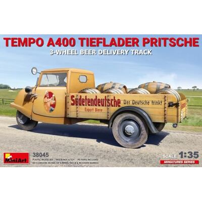 MiniArt 1/35 TEMPO A400 Tie FLADER 3-WH Björn DELIVERY TRUCK (2/24) * MiniArt 1/35 TEMPO A400 Tie FLADER 3-WH Björn DELIVERY TRUCK (2/24) *