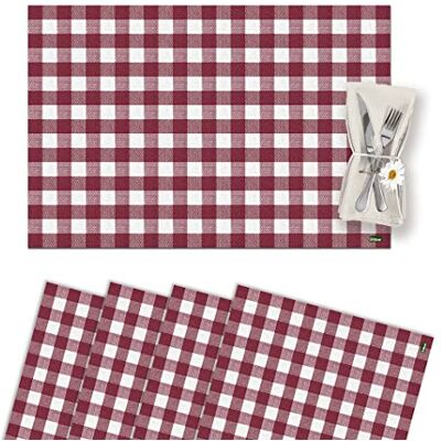 Vilber , Uppsättning av 4 individuella vinyl skyddsmedel. Tvättbara, vattentäta, Anti-Fläck, Anti-Slider, Non-Stick & Värmebeständiga Vilber , Uppsättning av 4 individuella vinyl skyddsmedel. Tvättbara, vattentäta, Anti-Fläck, Anti-Slider, Non-Stick & Värmebeständiga