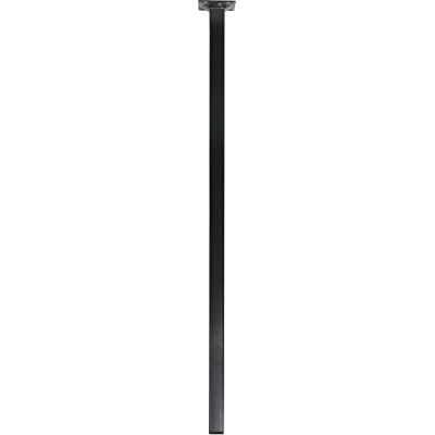 Amig Fyrkantiga möbelben Mod. 3-25 x 25 x 600 mm Med justeringsskruv Skruvas på 4 punkter Stöder upp till 15 kg/ben Svart stål Amig Fyrkantiga möbelben Mod. 3-25 x 25 x 600 mm Med justeringsskruv Skruvas på 4 punkter Stöder upp till 15 kg/ben Svart stål
