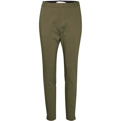 InWear VanessaIW byxa smal passform vanlig midja vinkel längd, Beetle Green, 42 InWear VanessaIW byxa smal passform vanlig midja vinkel längd, Beetle Green, 42
