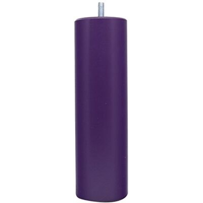 La Fabrique de Pieds – set med 4 sängben i trä, cylinder, trä, laqué violett, 20 x 6 x 6 cm La Fabrique de Pieds – set med 4 sängben i trä, cylinder, trä, laqué violett, 20 x 6 x 6 cm