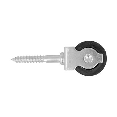 Amig Remskiva med skruv för trä Modell 401 Med svart plasthjul Mått 8 x 50 mm Stål Förzinkat Ej lämplig för lyftarbete Amig Remskiva med skruv för trä Modell 401 Med svart plasthjul Mått 8 x 50 mm Stål Förzinkat Ej lämplig för lyftarbete