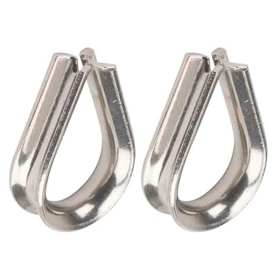 cyclingcolors 2 x finger trådöglor rostfritt stål rep A4 Redance för trådrep fingrar ögon, 8 mm cyclingcolors 2 x finger trådöglor rostfritt stål rep A4 Redance för trådrep fingrar ögon, 8 mm