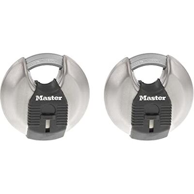 Master Lock MASTERLOCK M40XTCCSEN Skivpadlock (2-pack), 2-3/4 av MasterLock Master Lock MASTERLOCK M40XTCCSEN Skivpadlock (2-pack), 2-3/4 av MasterLock