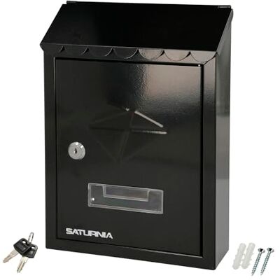 WOLFPACK LINEA PROFESIONAL Buzon utomhus Residence 205 x 300 x 70 mm svart WOLFPACK LINEA PROFESIONAL Buzon utomhus Residence 205 x 300 x 70 mm svart