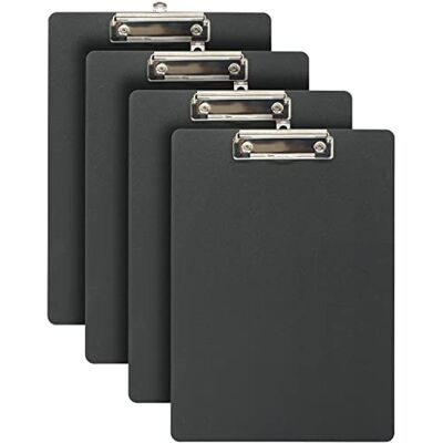 Waytex Set med 4 dörrar A4-block med glidklämma i polypro tjocklek 2 mm 225 x 315 mm svart Waytex Set med 4 dörrar A4-block med glidklämma i polypro tjocklek 2 mm 225 x 315 mm svart