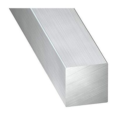 Aluminium kvadratiskt stång - 6 x 6 mm - 1 m Aluminium kvadratiskt stång - 6 x 6 mm - 1 m