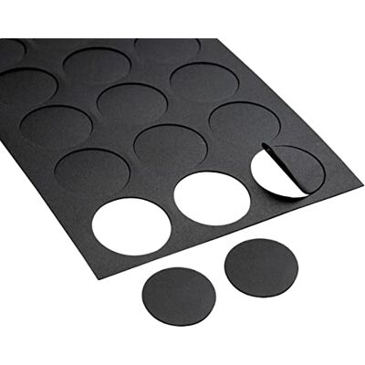 IPEA Skruvlock 20 mm PVC Svart 120 stycken Made in Italy Självhäftande lock för hål och möbelskruvar, Skåp, Väggar Skruvlock för hål, skruvar och hål Svart IPEA Skruvlock 20 mm PVC Svart 120 stycken Made in Italy Självhäftande lock för hål och möbelskruvar, Skåp, Väggar Skruvlock för hål, skruvar och hål Svart