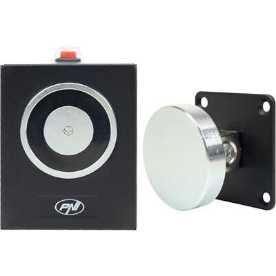 PNI Elektromagnet för dörr EM50KG, Fail Safe, väggmontering, öpngskraft, 50 kg, 12/24 V, svart PNI Elektromagnet för dörr EM50KG, Fail Safe, väggmontering, öpngskraft, 50 kg, 12/24 V, svart