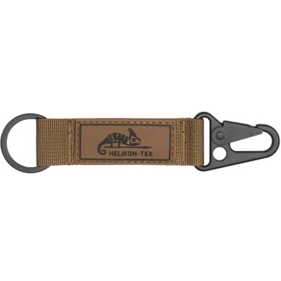 Helikon-Tex Helikon Öko-Tex Snap Hook Keychain med logotyp – nylon coyote Helikon-Tex Helikon Öko-Tex Snap Hook Keychain med logotyp – nylon coyote