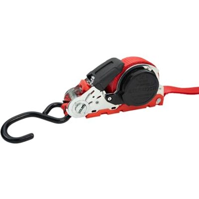 Dolezych Automatisk spännrem DoMatik 25, med spärrhake och S-krok, 5 m längd Dolezych Automatisk spännrem DoMatik 25, med spärrhake och S-krok, 5 m längd