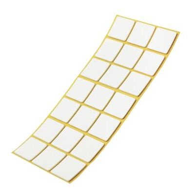Adsamm ® /21 x halkskydd dynor av EPDM cellgummi, vit / 30 x 30 mm, kvadratiska, självhäftande, högsta kvalitet (2,5 mm) Adsamm ® /21 x halkskydd dynor av EPDM cellgummi, vit / 30 x 30 mm, kvadratiska, självhäftande, högsta kvalitet (2,5 mm)