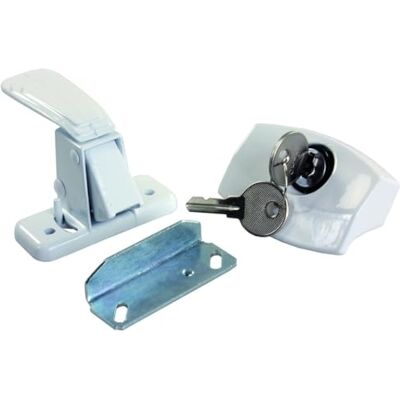 JR Products 11685 vit låsning husbil dörrlås JR Products 11685 vit låsning husbil dörrlås
